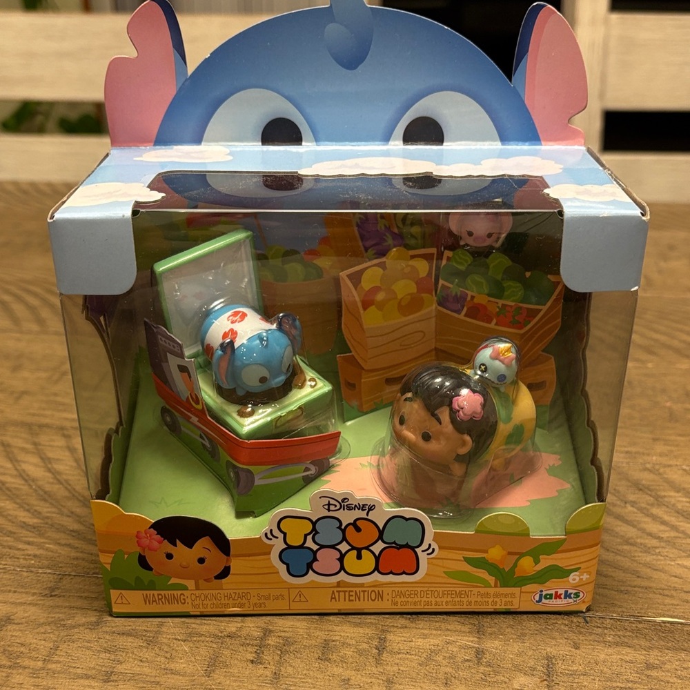 Disney Tsum Tsum Lilo & Stitch Playful Set with Blue and Pink